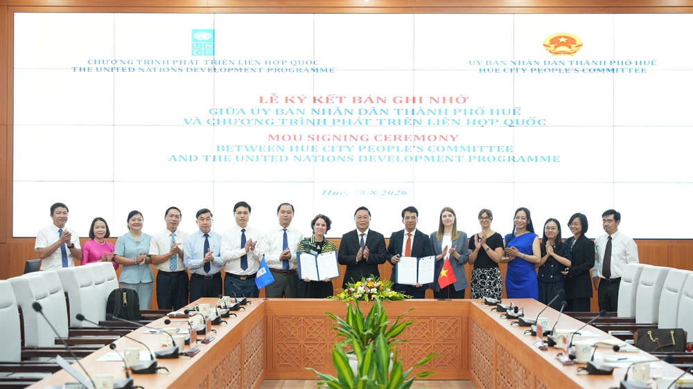 TP Huế tăng cường hợp tác với UNDP trên nhiều lĩnh vực