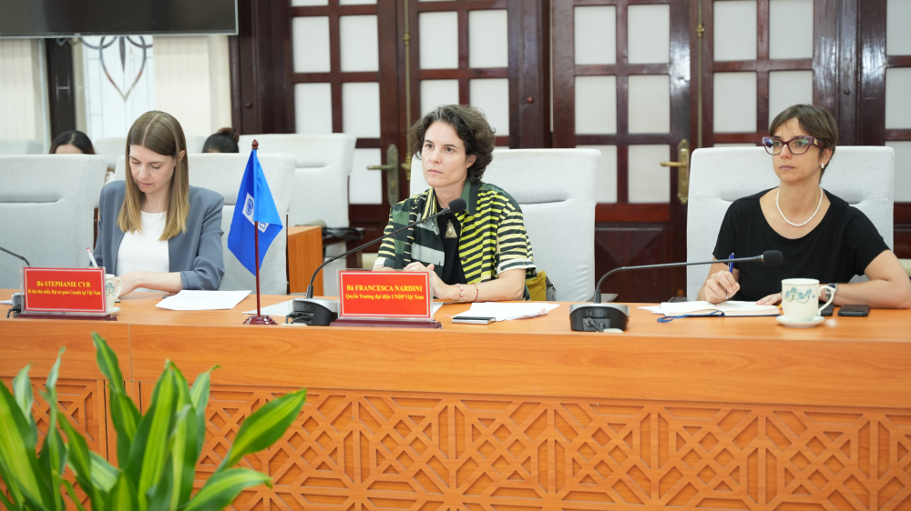 Bà Francesca Nardini khẳng định UNDP xác định Huế là đối tác quan trọng. (Ảnh: UBND TP Huế)