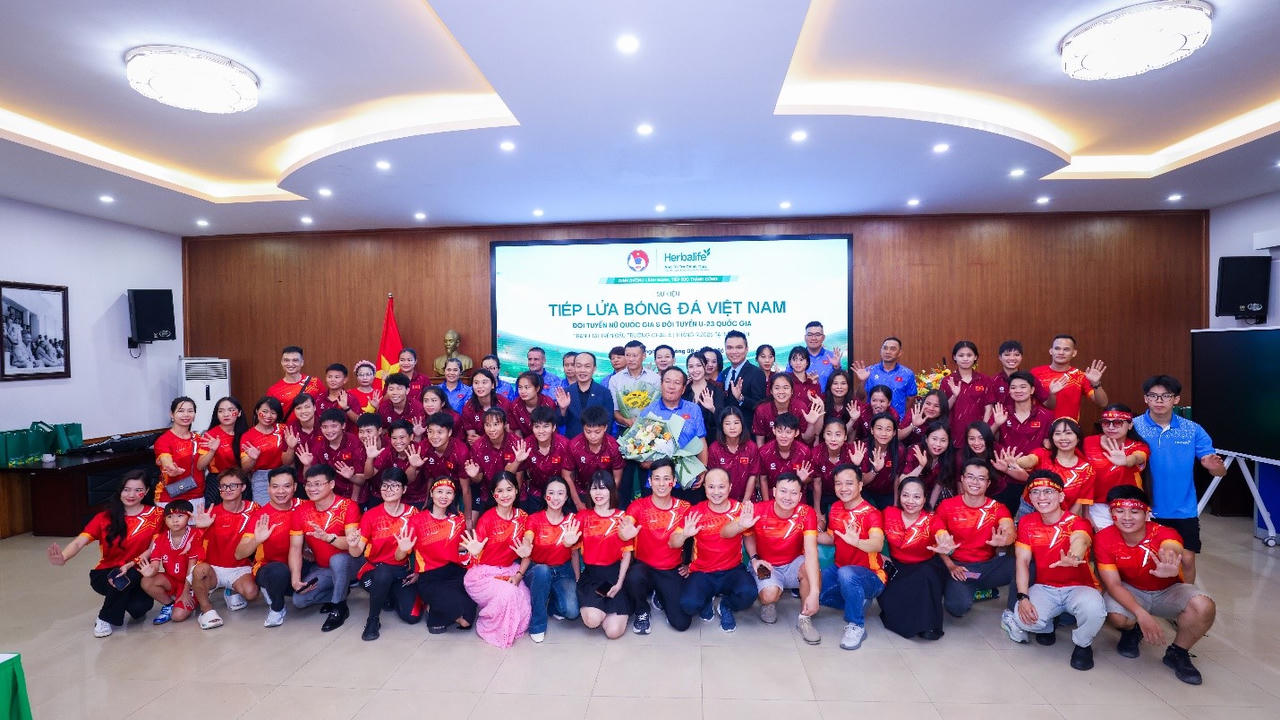 Herbalife Việt Nam cùng VFF "tiếp lửa" Đội tuyển Nữ và U23 Việt Nam trước thềm giải châu Á 2026