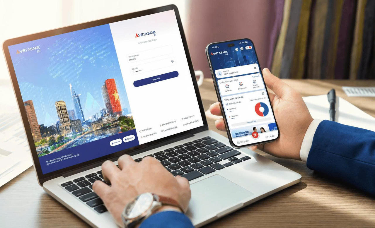 Nền tảng VIETABANK BIZ với ưu điểm vượt trội hỗ trợ doanh nghiệp, tổ chức vận hành dễ dàng&nbsp;