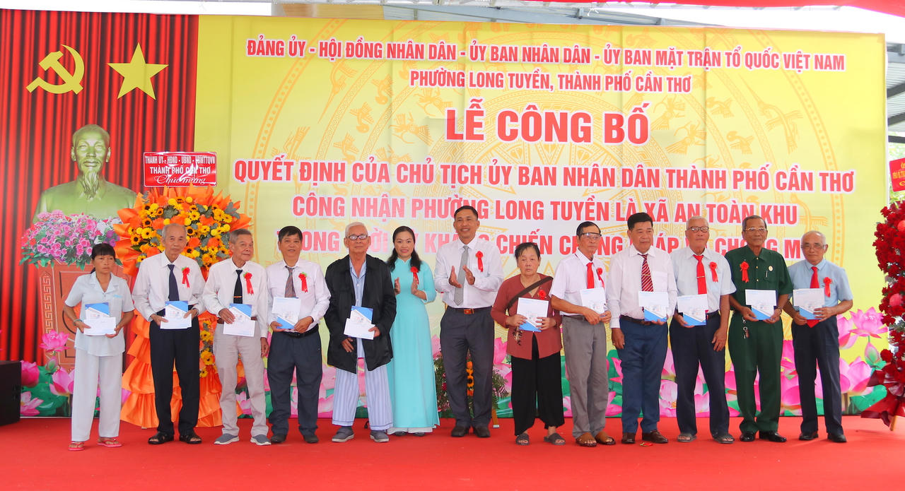 Vùng 'đất lửa' Long Tuyền được công nhận xã An toàn khu thời kháng chiến chống Pháp, chống Mỹ
