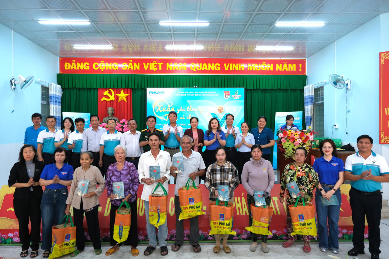 PVFCCo - Phú Mỹ mỗi năm luôn dành một ngân sách lớn cho các hoạt động an sinh xã hội.