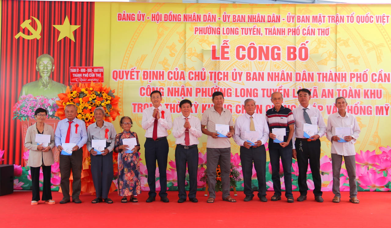 Vùng 'đất lửa' Long Tuyền được công nhận xã An toàn khu thời kháng chiến chống Pháp, chống Mỹ