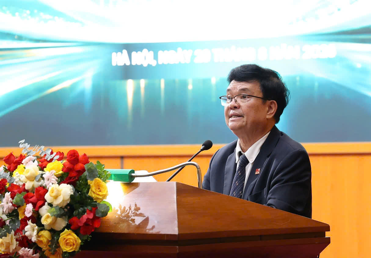 PGS.TS Phạm Lê Tuấn, Chủ tịch Hội Quân dân y Việt Nam phát biểu