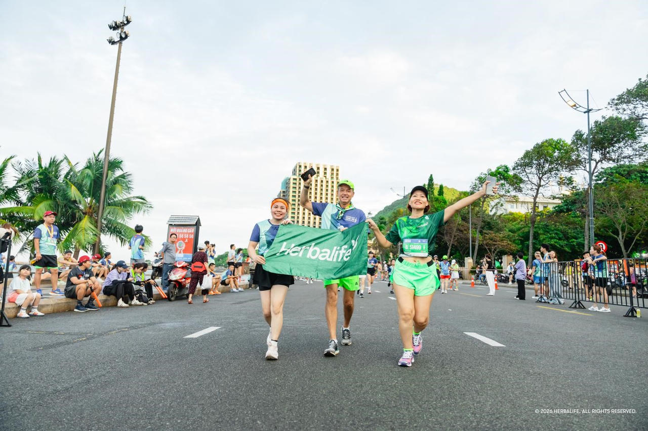 Herbalife Việt Nam tài trợ VnExpress Vung Tau International Half Marathon Herbalife Cup 2026, lan tỏa lối sống năng động