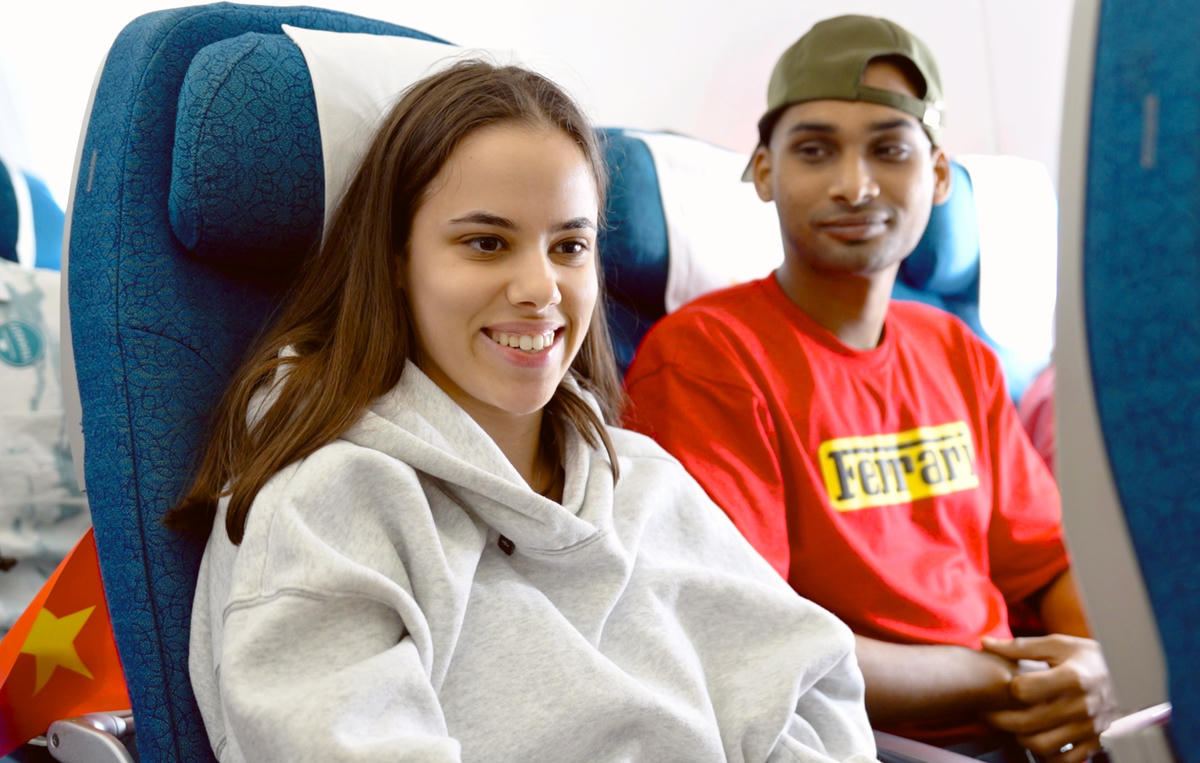 Giai điệu Quốc khánh vang lên ở độ cao 10.000 mét trên chuyến bay Vietnam Airlines