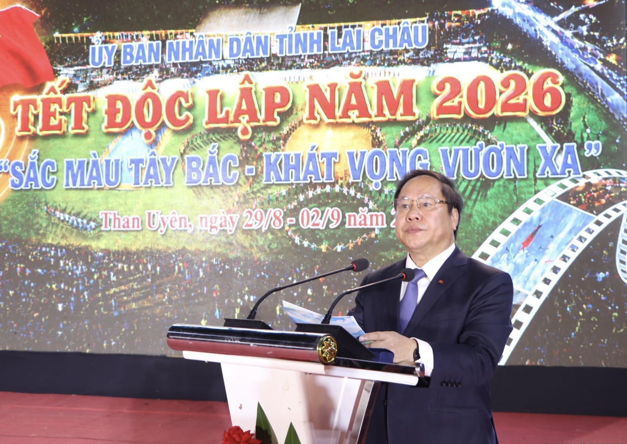 Ông Tống Thanh Hải phát biểu tại chương trình. (Ảnh: Thu Hoài)