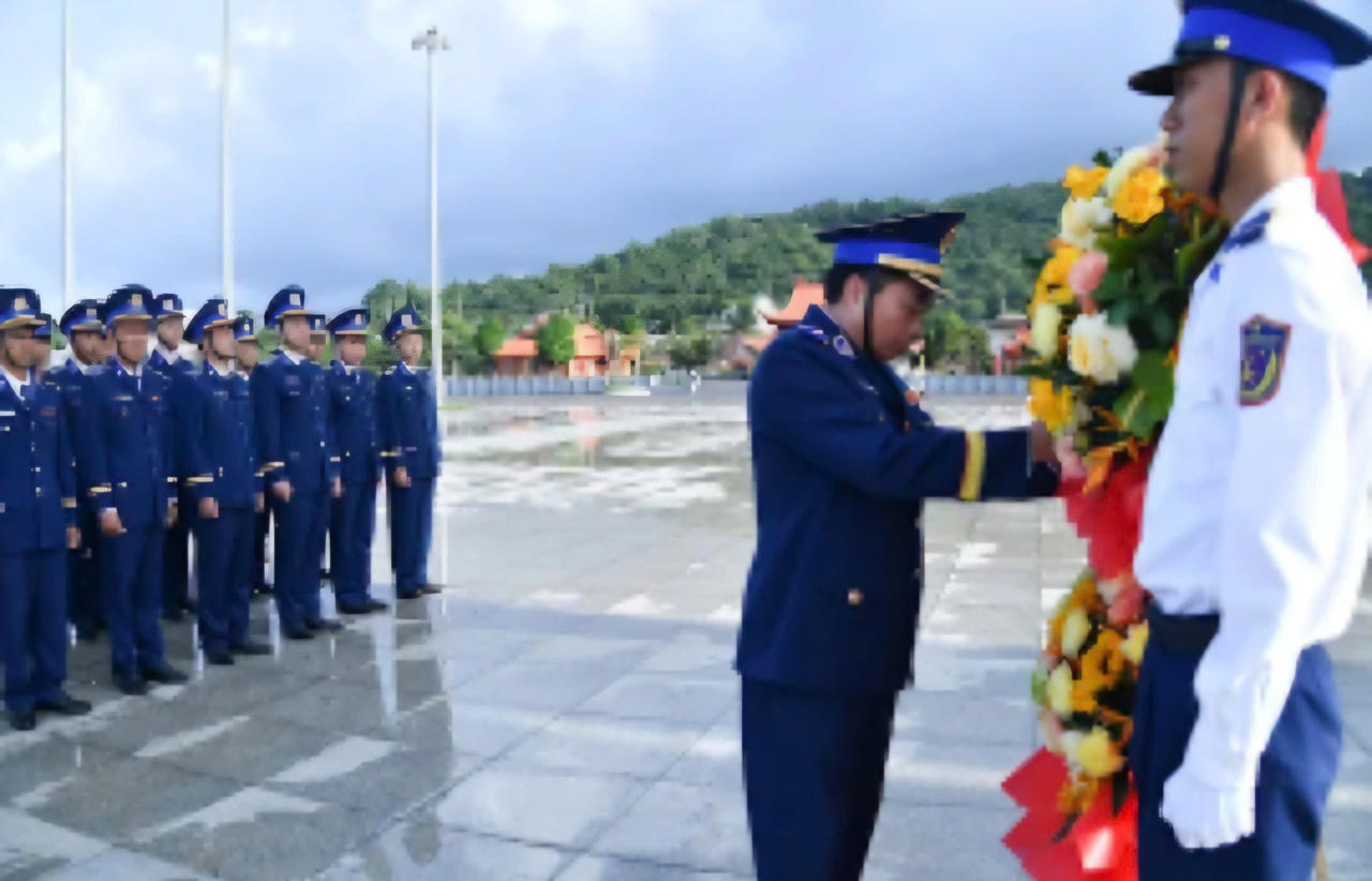 BTL vùng cảnh sát biển 4 tri ân công lao Chủ tịch Hồ Chí Minh