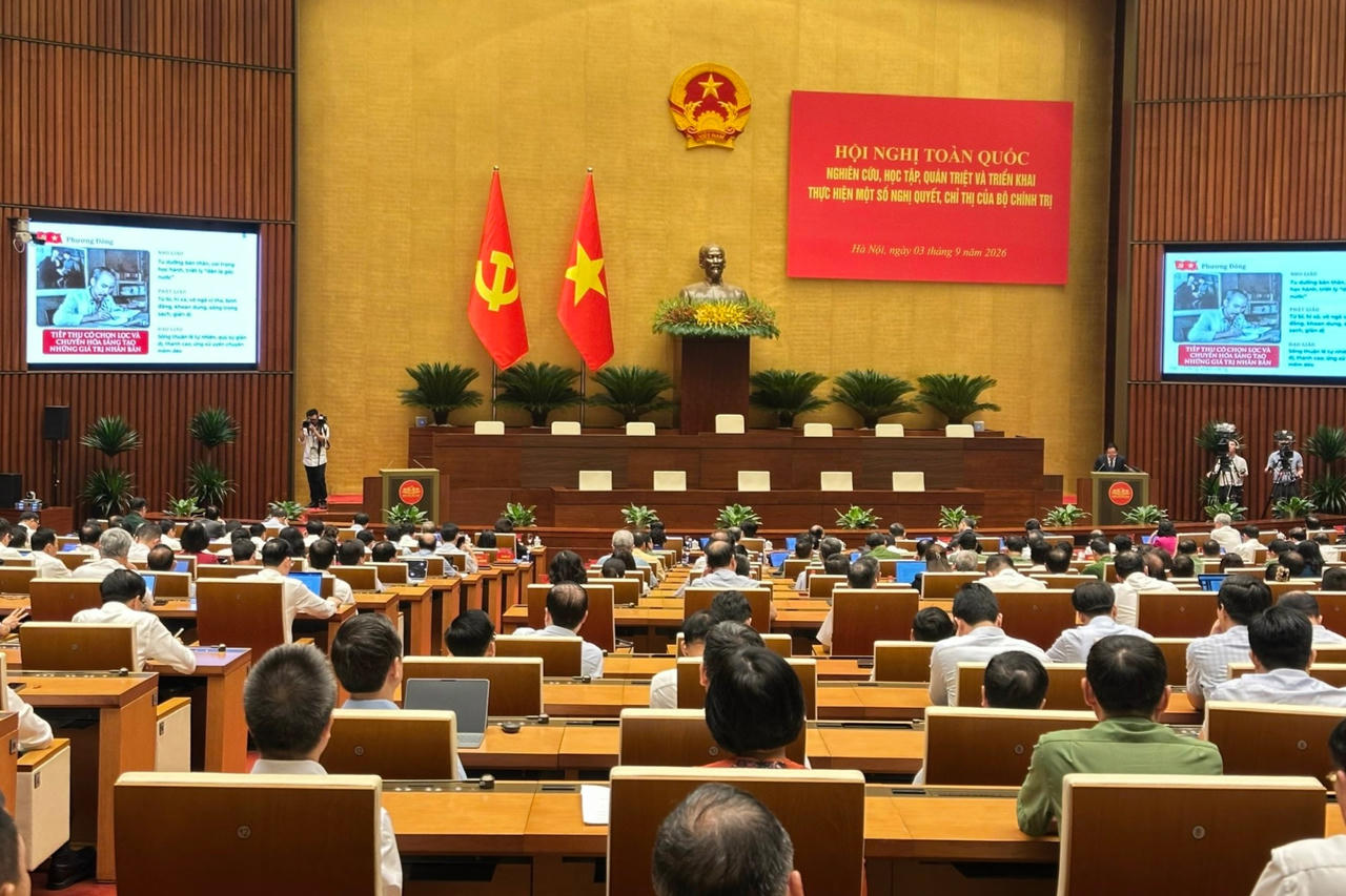 Hội nghị toàn quốc nghiên cứu, học tập, quán triệt và triển khai thực hiện một số Nghị quyết, Chỉ thị của Bộ Chính trị