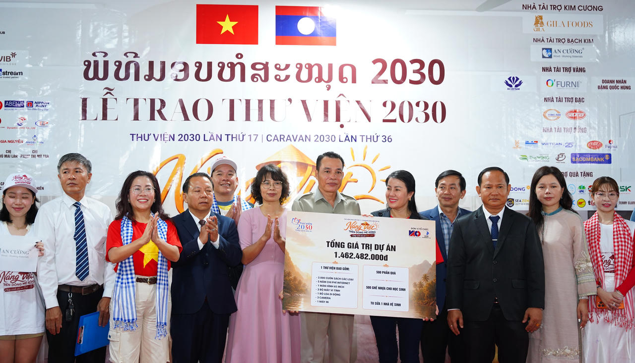 “Nắng Việt trên dòng Mê Kông”: Đưa một thư viện qua biên giới