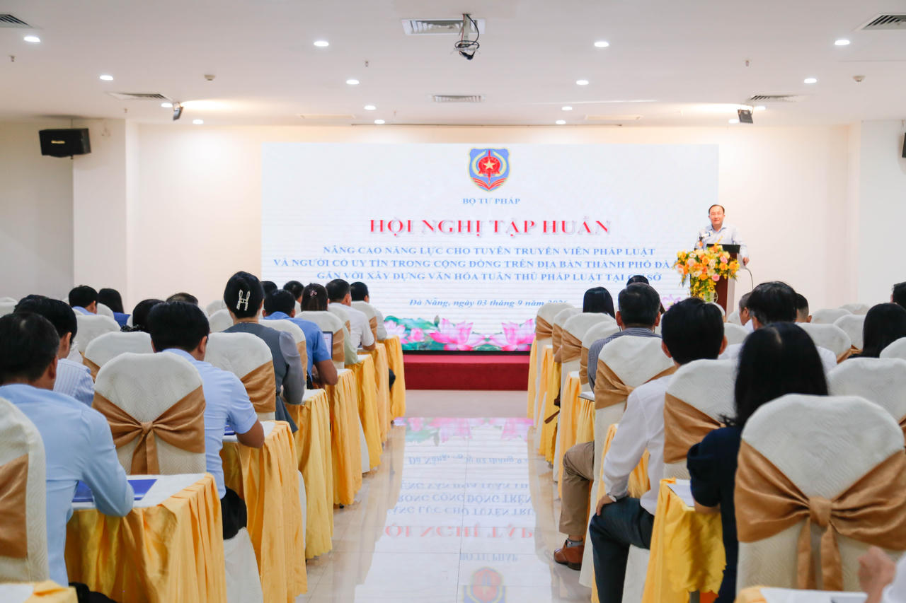 Đà Nẵng: Tập huấn nâng cao năng lực pháp luật gắn với xây dựng văn hoá tuân thủ tại cộng đồng