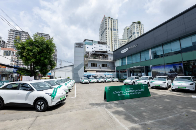 Sự kiện bàn giao xe cho 1 đối tác taxi của Geely Việt Nam tại TP. Hồ Chí Minh.
Ảnh: Tasco
