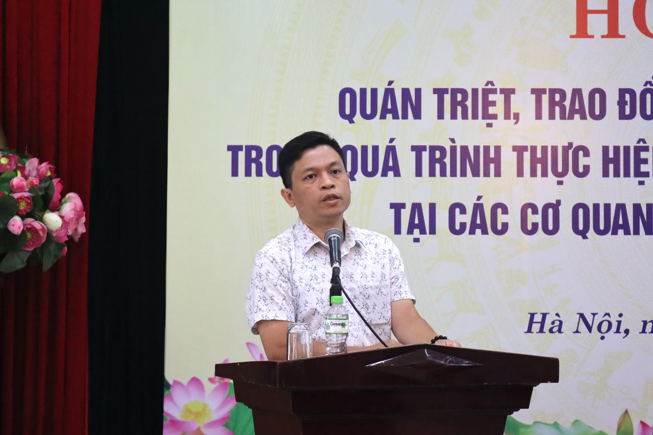 Phó Cục trưởng Lê Thanh Bình quán triệt triển khai thực hiện một số văn bản mới.