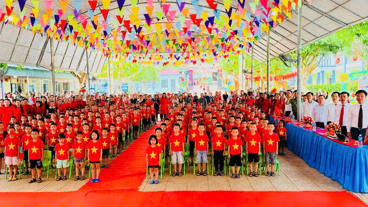 Trường Mầm non Kỳ Thượng (Hà Tĩnh): Từng bừng chào đón năm học mới!
