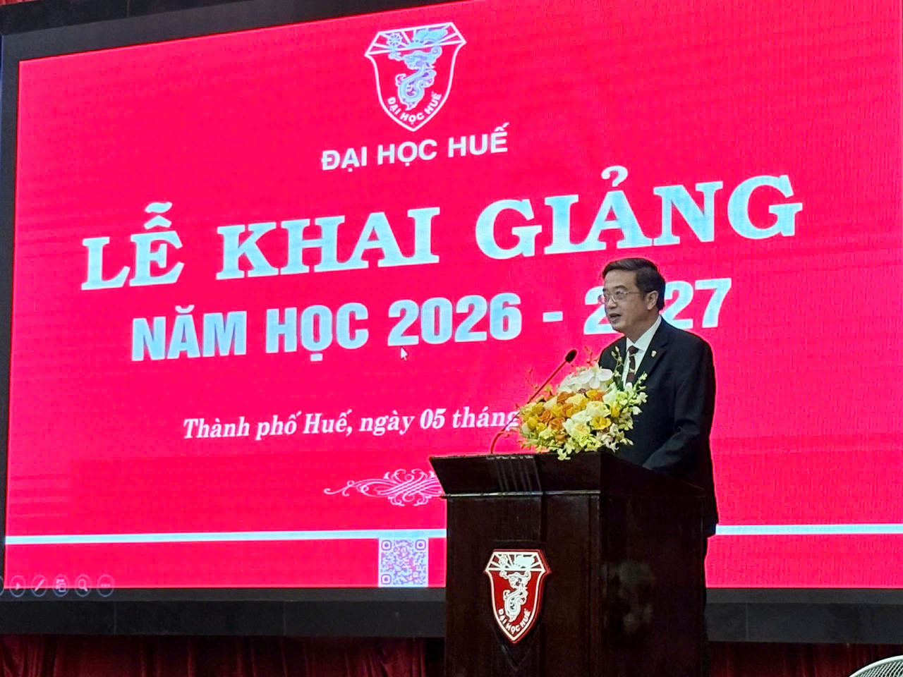 GS.TS. Nguyễn Vũ Quốc Huy kỳ vọng năm học mới sẽ tạo bước phát triển mới, đưa Đại học Huế từng bước hiện thực hóa mục tiêu trở thành Đại học Quốc gia.