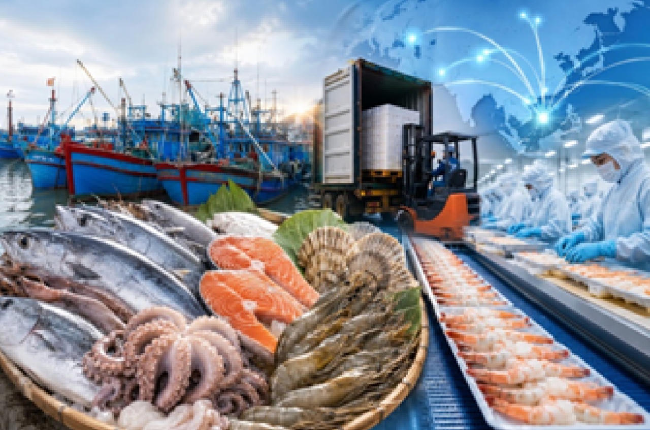 Xuất khẩu thủy sản tiếp tục là mũi nhọn chủ lực của ngành Nông nghiệp. (Ảnh: Tiến Thịnh (Cục Thủy sản và Kiểm ngư)