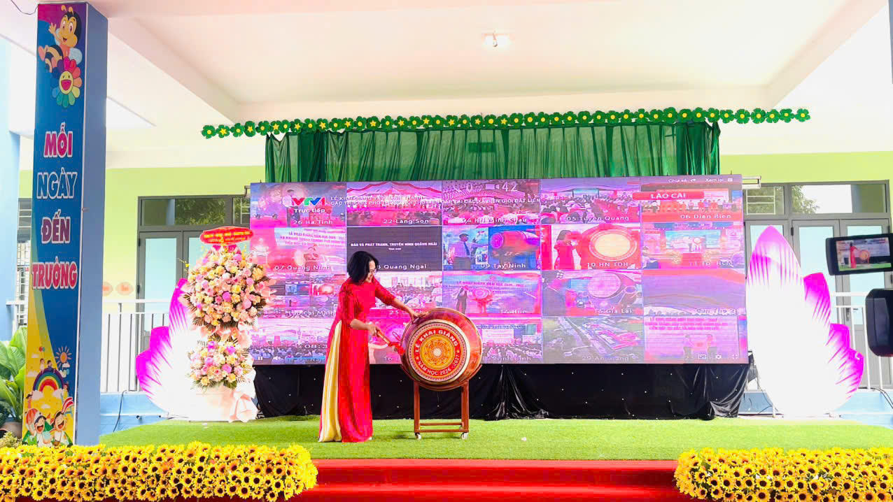 Trường Mầm non Kỳ Thượng (Hà Tĩnh): Từng bừng chào đón năm học mới!
