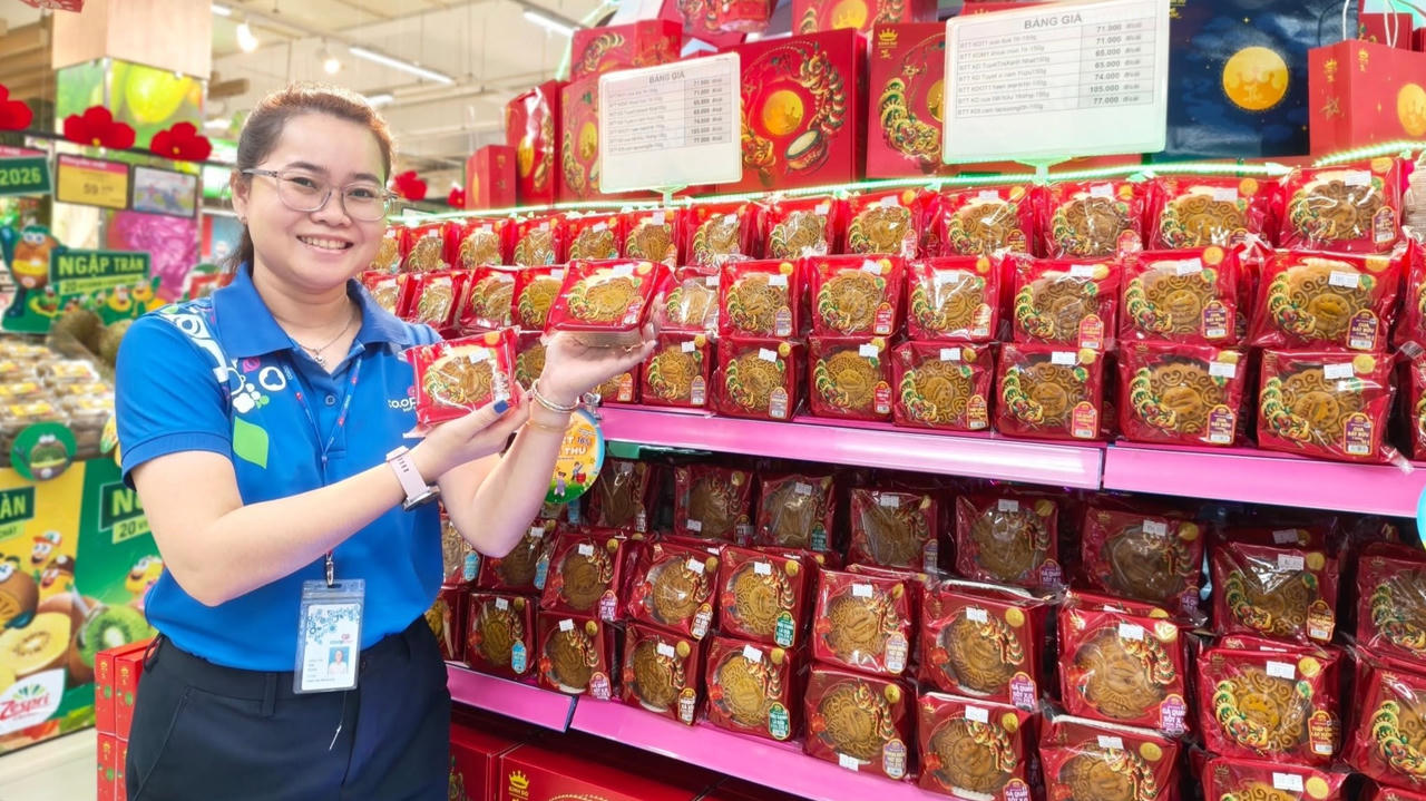 Saigon Co.op: Nguồn hàng bánh Trung thu phong phú, nhiều lựa chọn cho người tiêu dùng