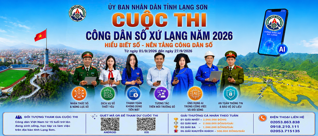 Cuộc thi nhận được hàng nghìn người tham gia trong tuần đầu tiên. (Ảnh: langson.gov.vn)