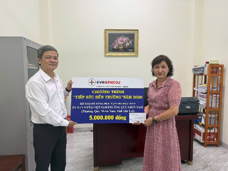 Công ty Thủy điện An Khê – Ka Nak tiếp sức đến trường, đồng hành cùng học sinh có hoàn cảnh khó khăn