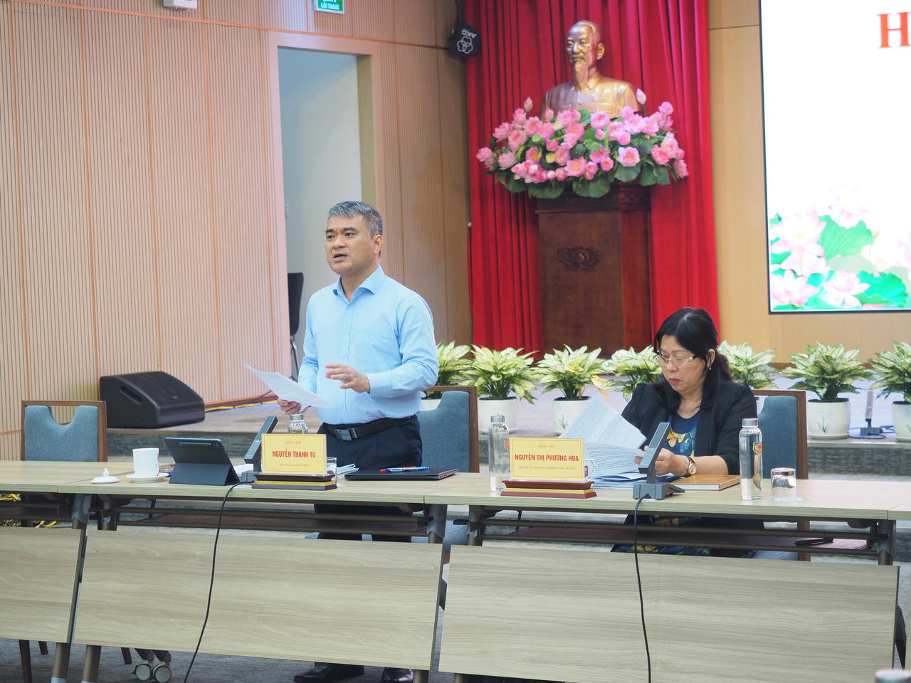 Thứ trưởng Nguyễn Thanh Tú kết luận cuộc họp.