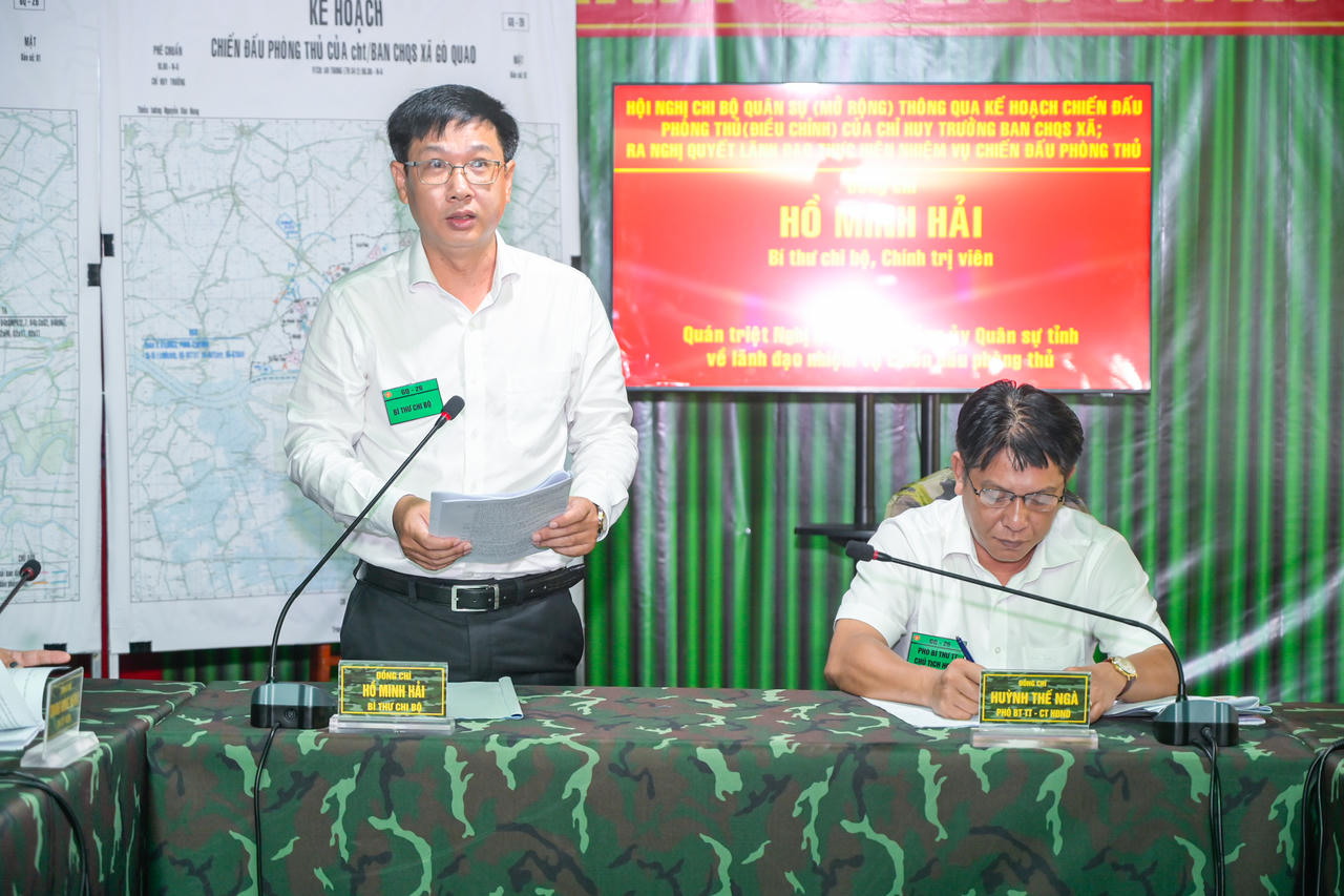 Gò Quao hoàn thành diễn tập chiến đấu phòng thủ năm 2026