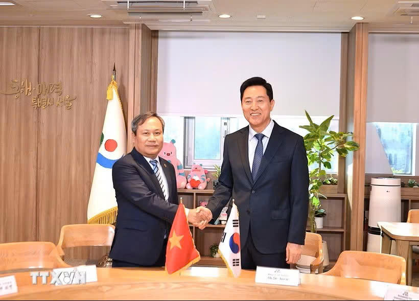 Hà Nội và Seoul thúc đẩy tăng cường hợp tác song phương chiến lược