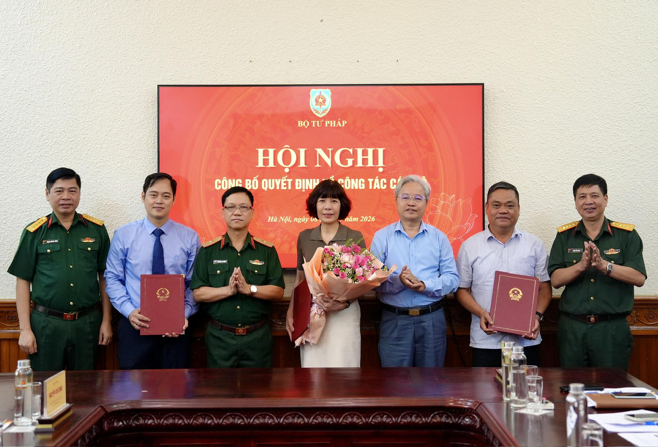 Kiện toàn Ban Chỉ huy Quân sự Bộ Tư pháp, nâng cao chất lượng công tác quốc phòng, quân sự