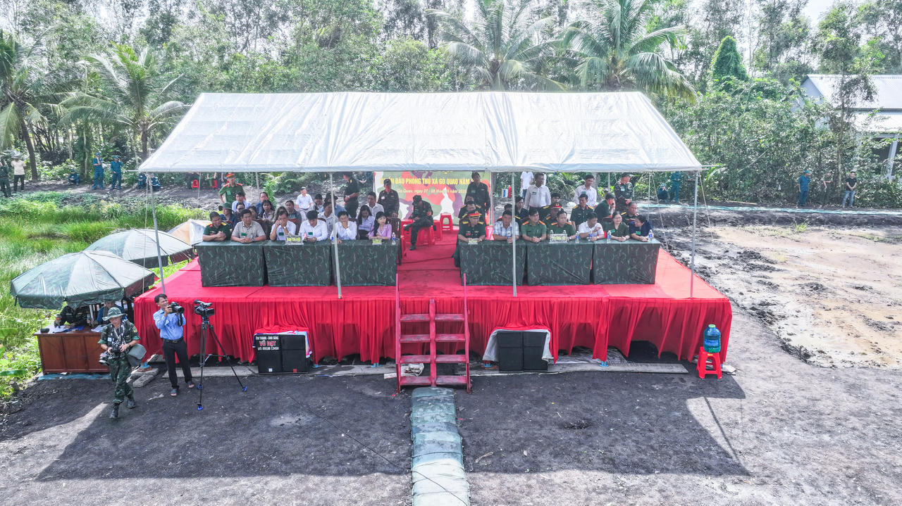 Gò Quao hoàn thành diễn tập chiến đấu phòng thủ năm 2026