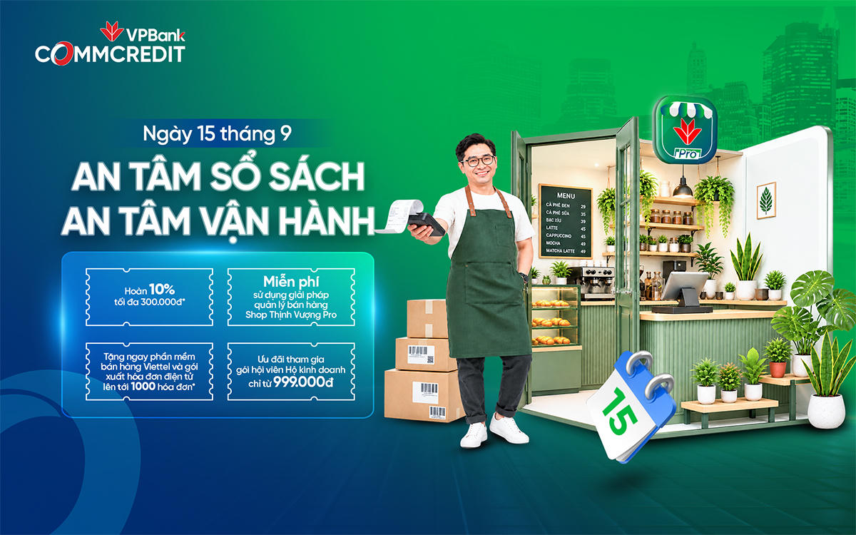 Trải nghiệm gói hội viên hộ kinh doanh chỉ từ 999.000 đồng 