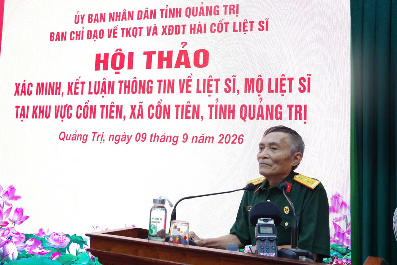 Căn cứ Cồn Tiên (Quảng Trị) có thể còn 80-90 hài cốt liệt sĩ chưa được quy tập