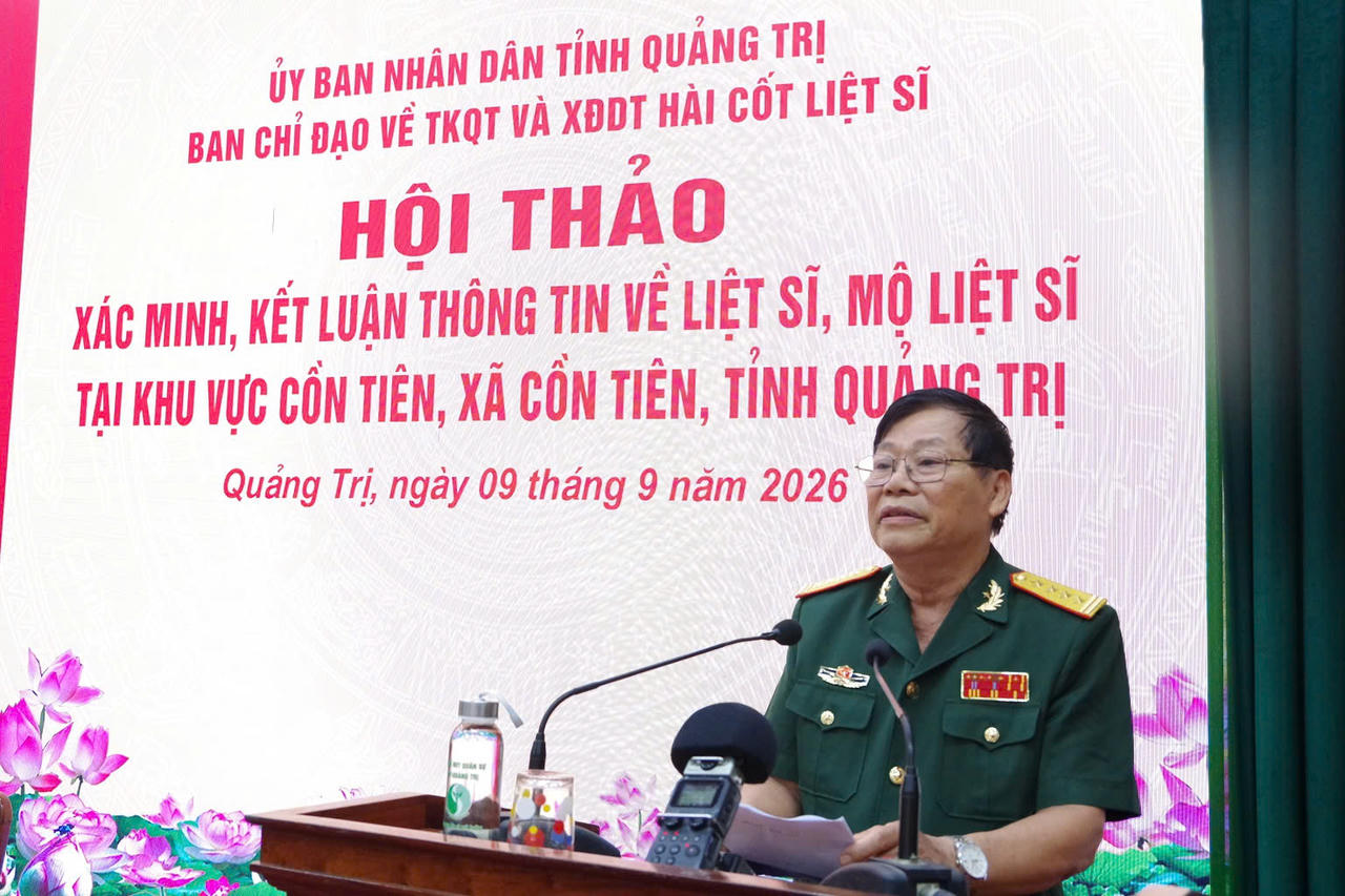 Căn cứ Cồn Tiên (Quảng Trị) có thể còn 80-90 hài cốt liệt sĩ chưa được quy tập