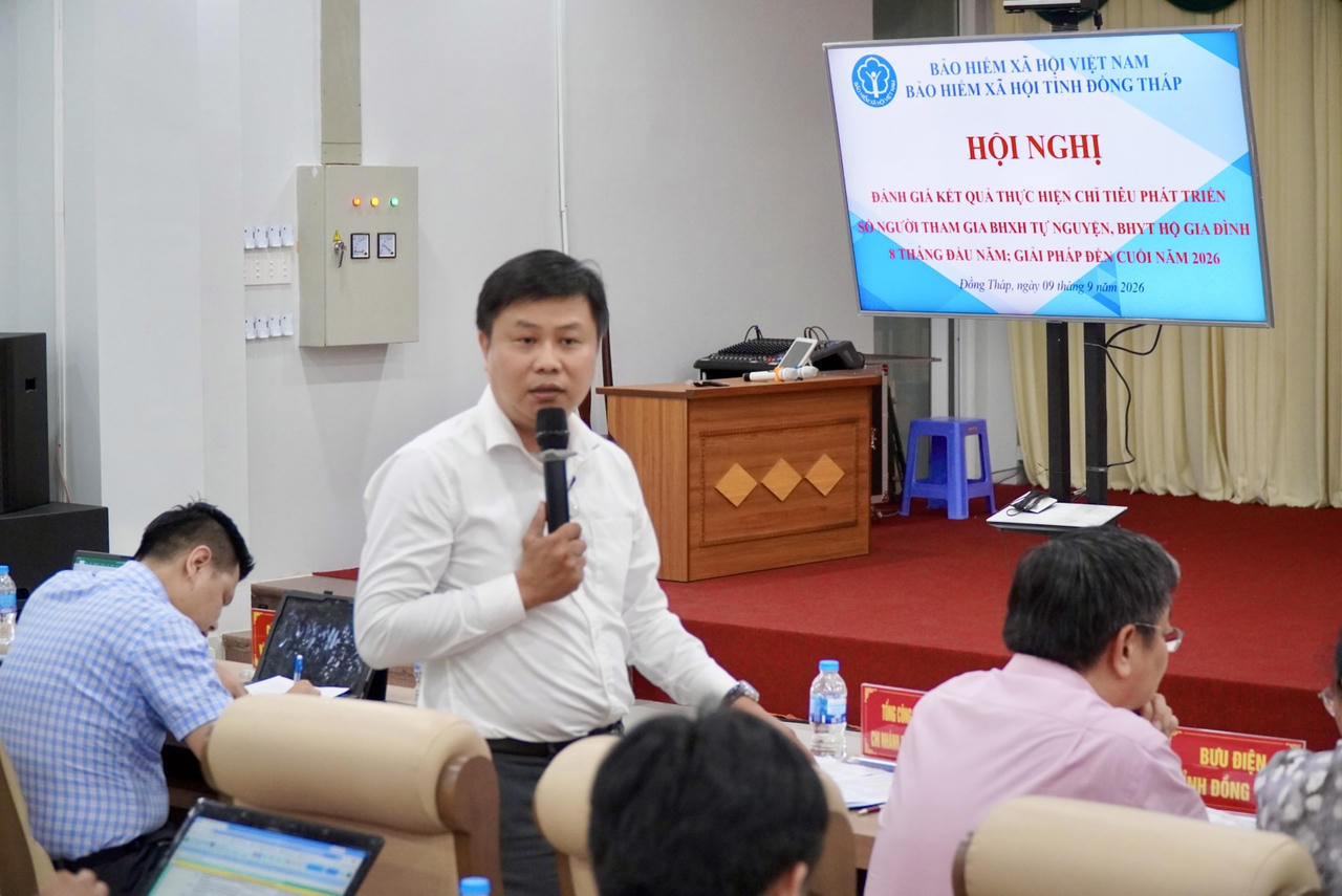 BHXH Đồng Tháp chấn chỉnh hoạt động thu, tăng tốc phát triển người tham gia