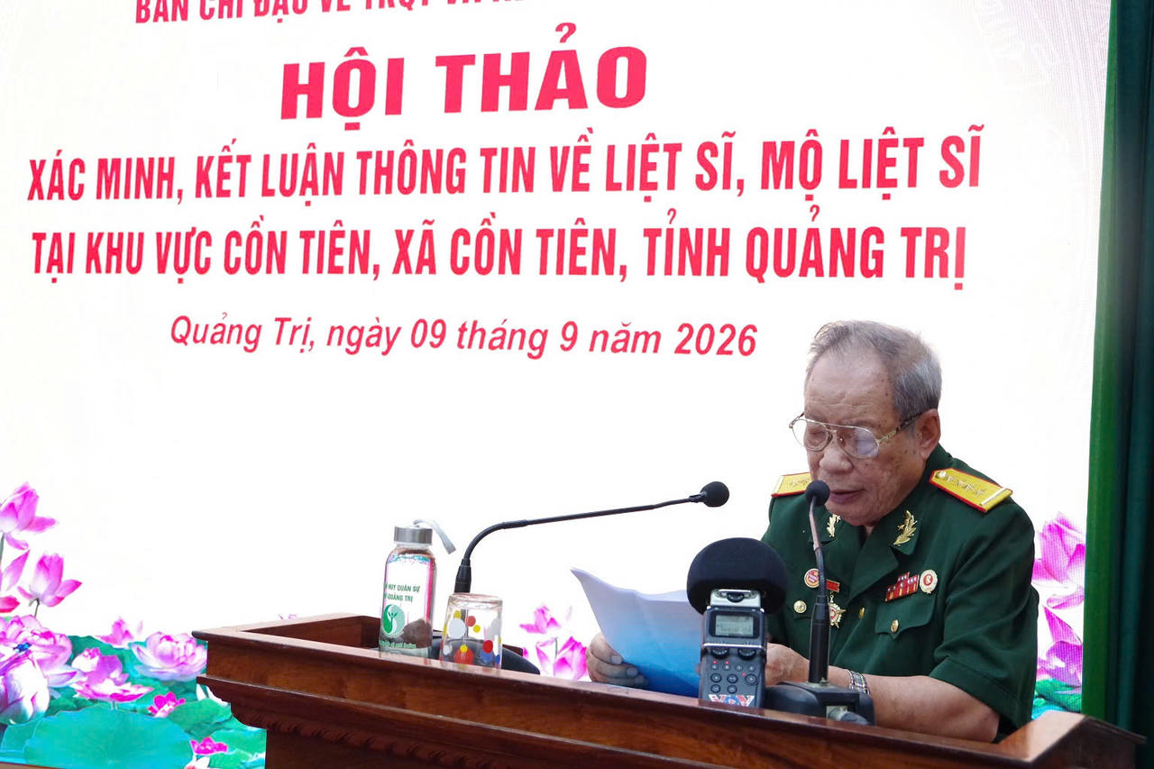 Căn cứ Cồn Tiên (Quảng Trị) có thể còn 80-90 hài cốt liệt sĩ chưa được quy tập