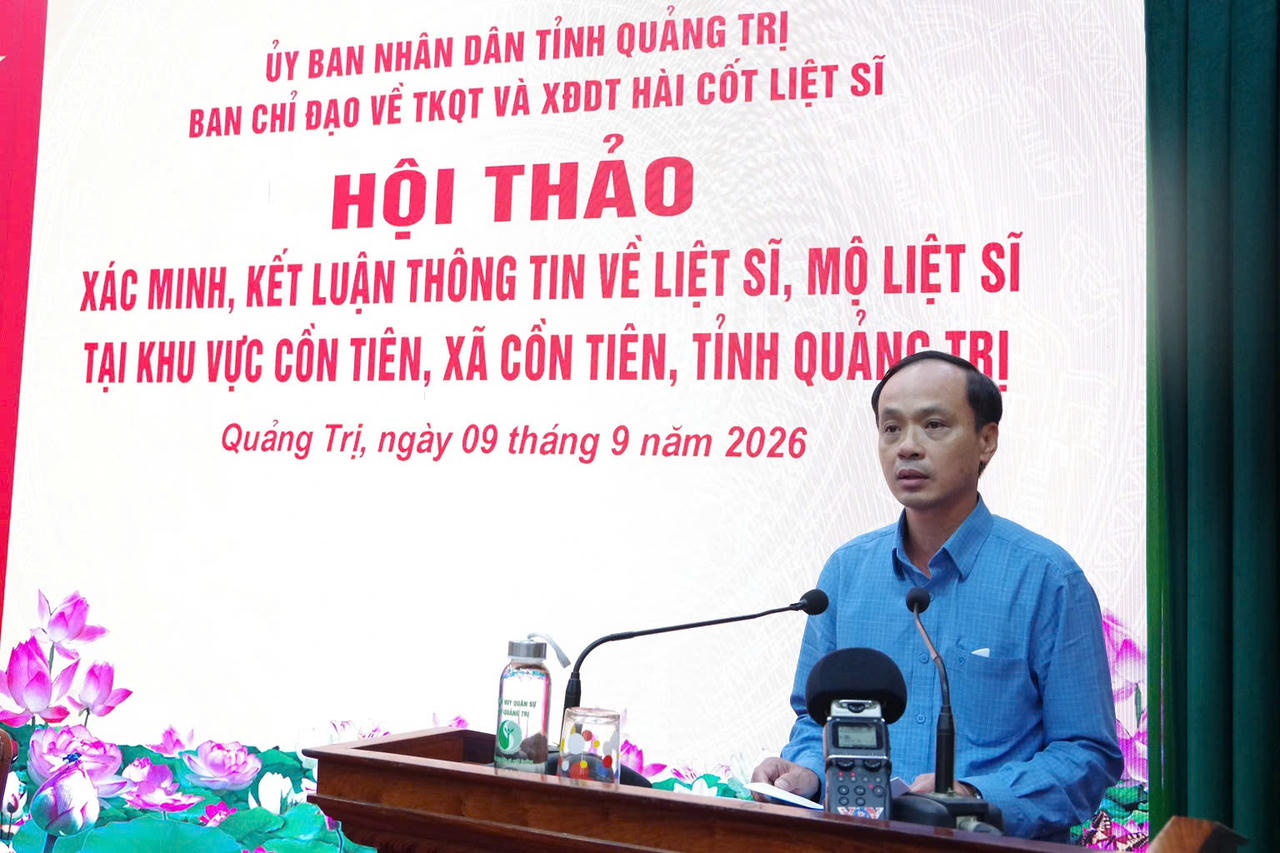 Căn cứ Cồn Tiên (Quảng Trị) có thể còn 80-90 hài cốt liệt sĩ chưa được quy tập