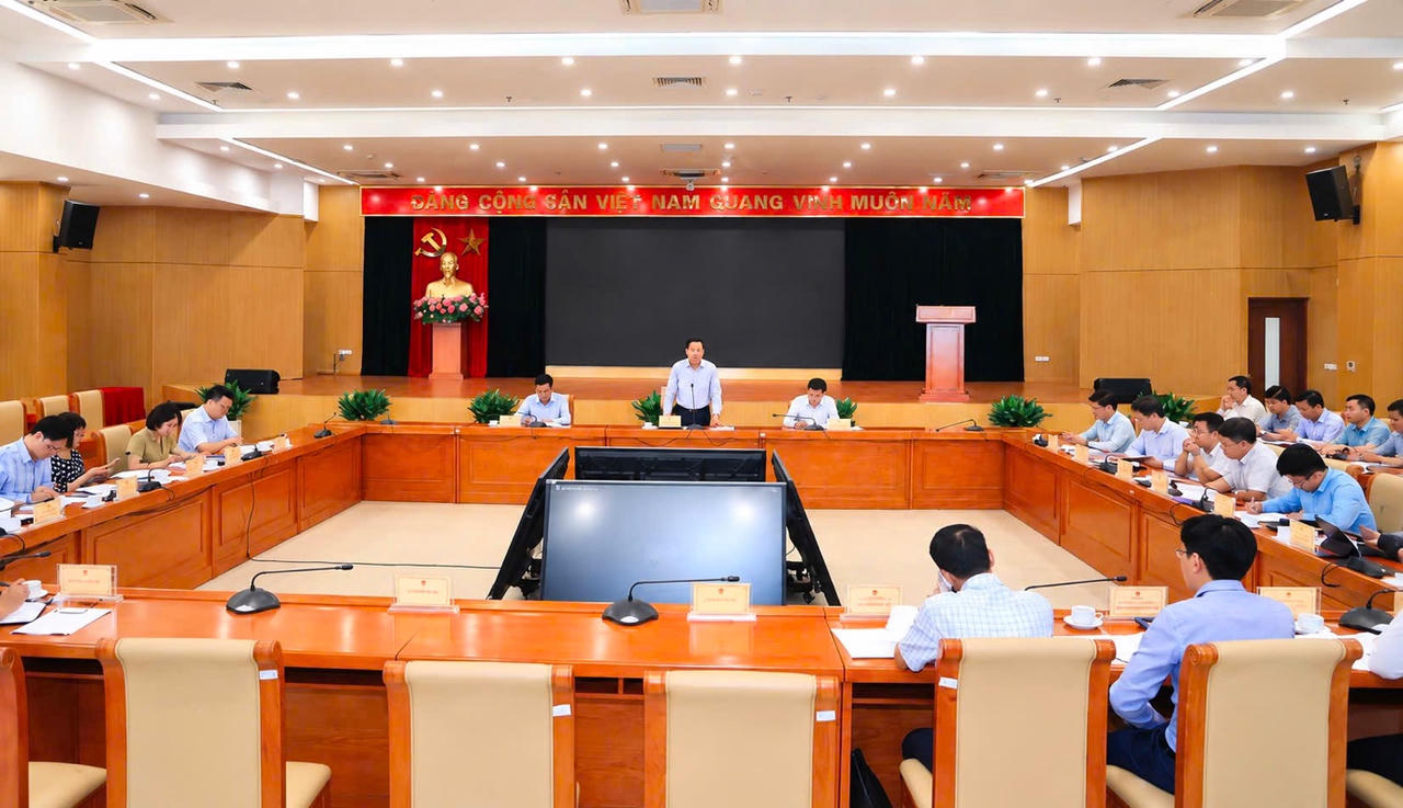 Hội nghị triển khai nhiệm vụ trọng tâm tháng 9/2026 của Bộ Xây dựng. (Ảnh trong bài: PV)