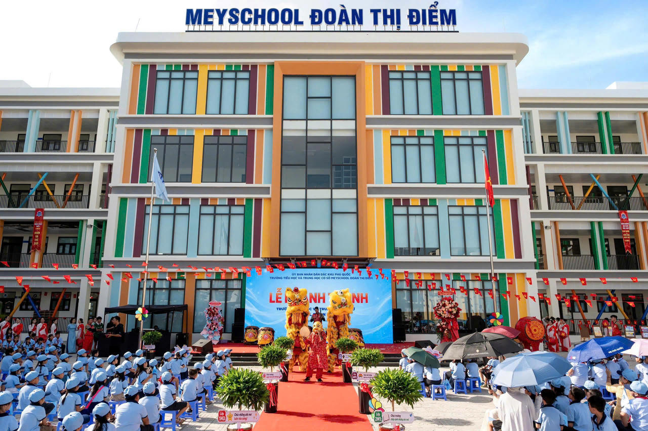 Cơ sở vật chất hiện đại của trường Meyschool Đoàn Thị Điểm
