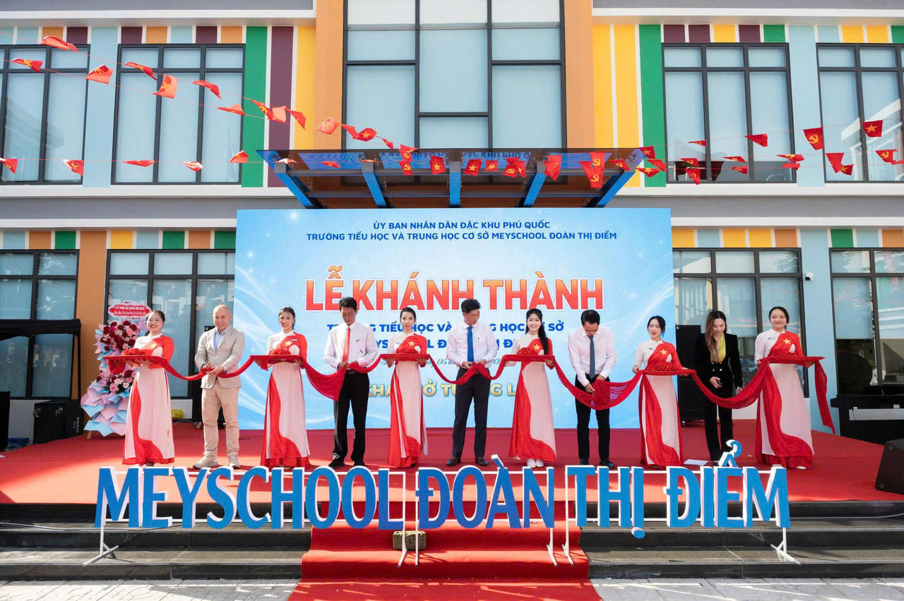 Nghi thức khánh thành trường Meyschool Đoàn Thị Điểm