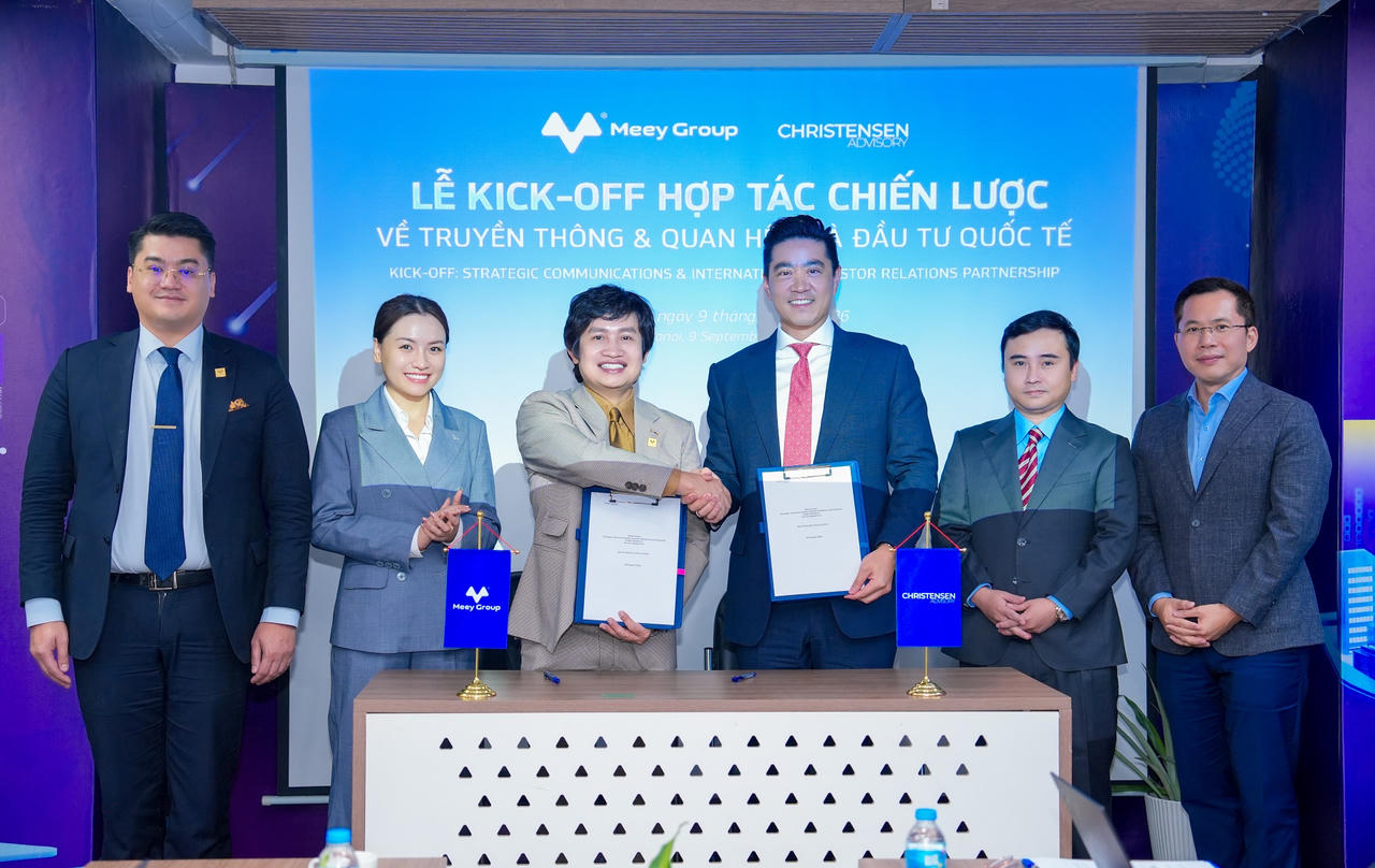 Meey Group ký kết hợp tác chiến lược với Christensen Advisory.