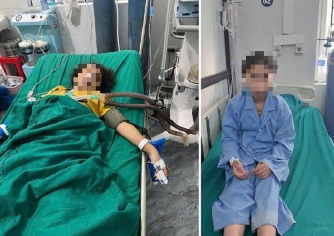 Hình ảnh bệnh nhân được cấp cứu và điều trị tại bệnh viện. Ảnh: BVCC