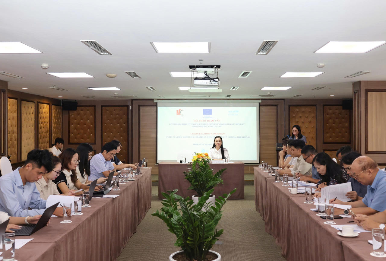Xây dựng học phần về tư pháp người chưa thành niên trong lĩnh vực hình sự dành cho chức danh Thẩm phán, Kiểm sát viên, Luật sư