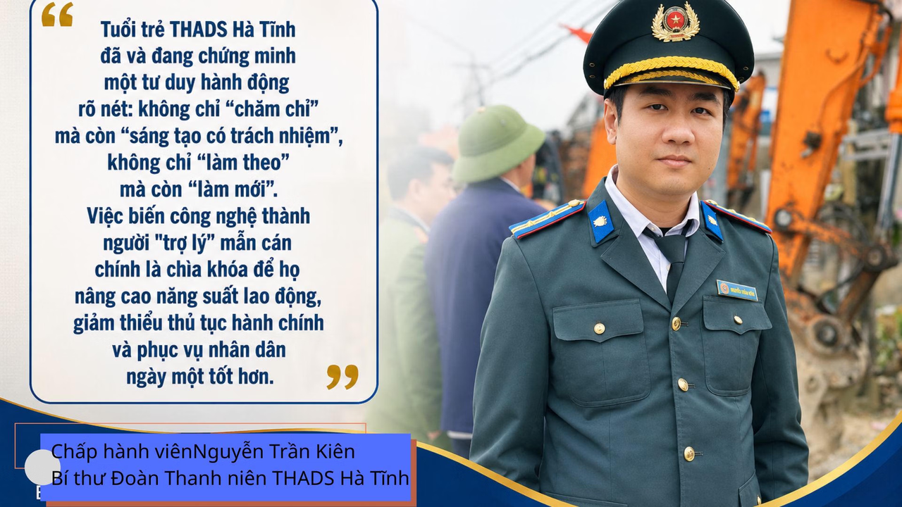 Tuổi trẻ Thi hành án dân sự Hà Tĩnh: Tiên phong đổi mới, làm chủ chuyển đổi số