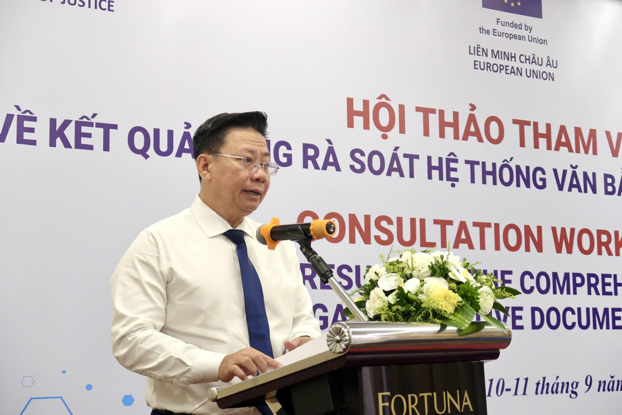 Thứ trưởng Nguyễn Thanh Ngọc phát biểu khai mạc.
