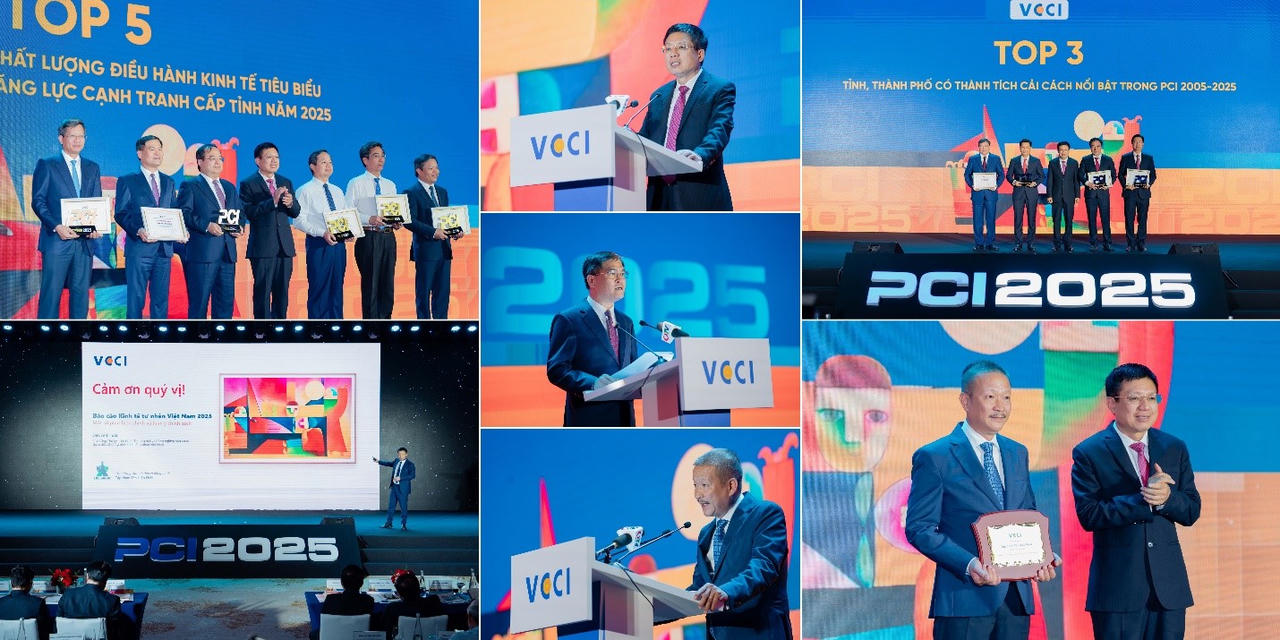 VCCI công bố Báo cáo Kinh tế tư nhân Việt Nam và Chỉ số Năng lực cạnh tranh cấp tỉnh (PCI) năm 2025.