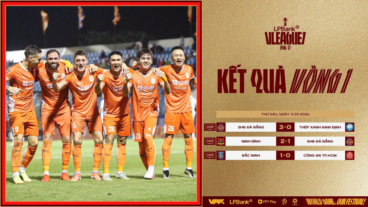 Vòng 2 V.League: Nam Định thất bại nặng nề