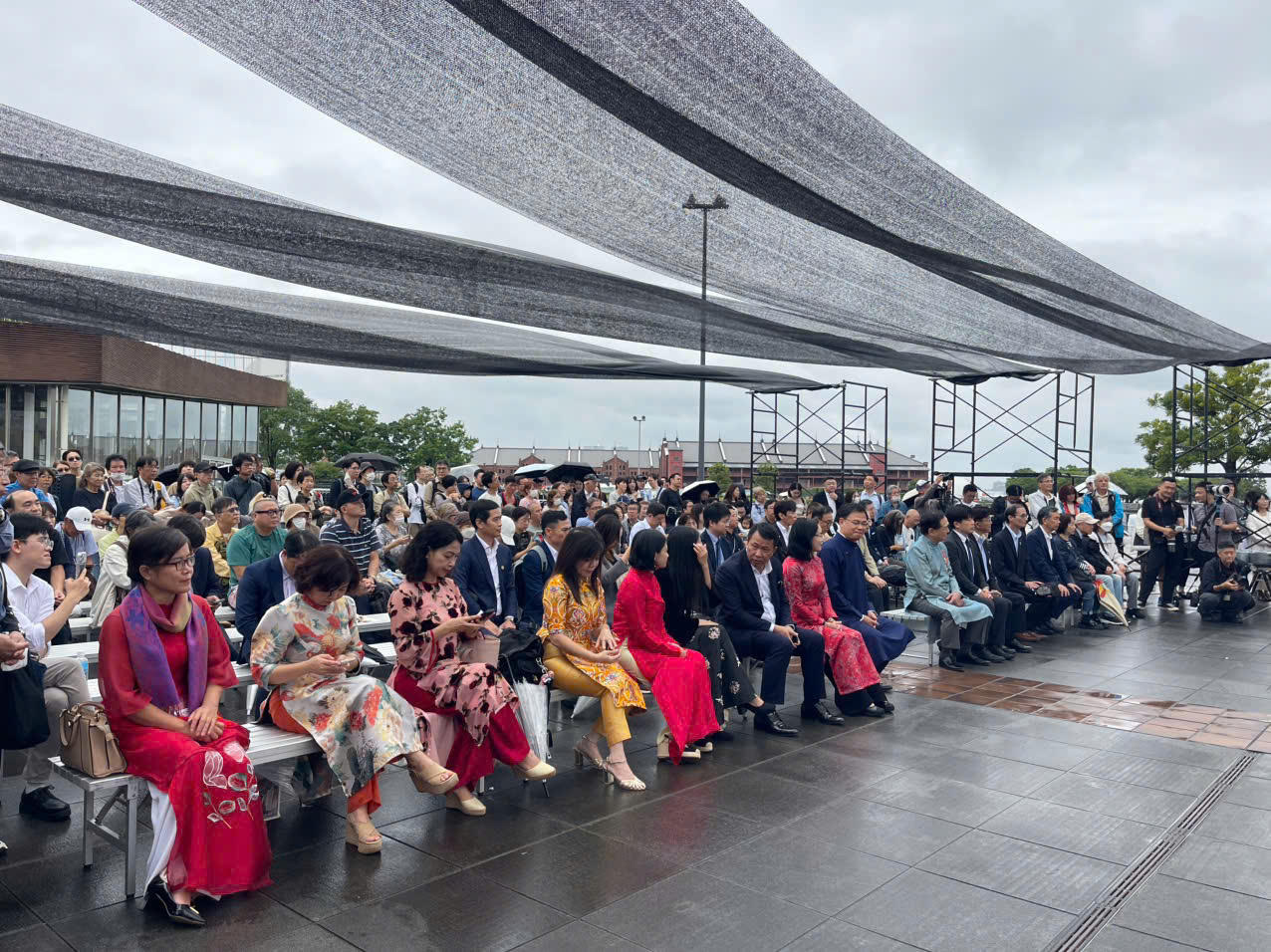 Đông đảo đại biểu và người dân tham dự Lễ hội Việt Nam lần thứ 10 tại tỉnh Kanagawa, Nhật Bản. (Ảnh: BTC)