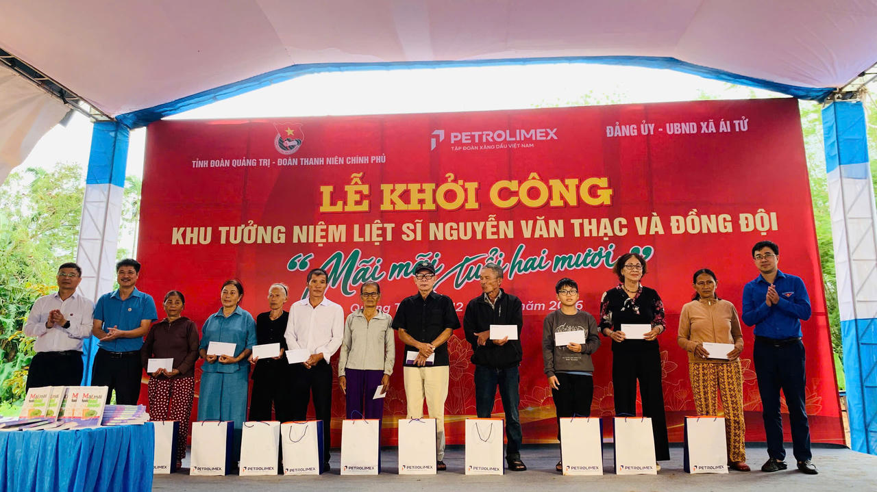 Khởi công xây dựng Khu tưởng niệm liệt sĩ Nguyễn Văn Thạc và đồng đội: Mãi mãi tuổi hai mươi