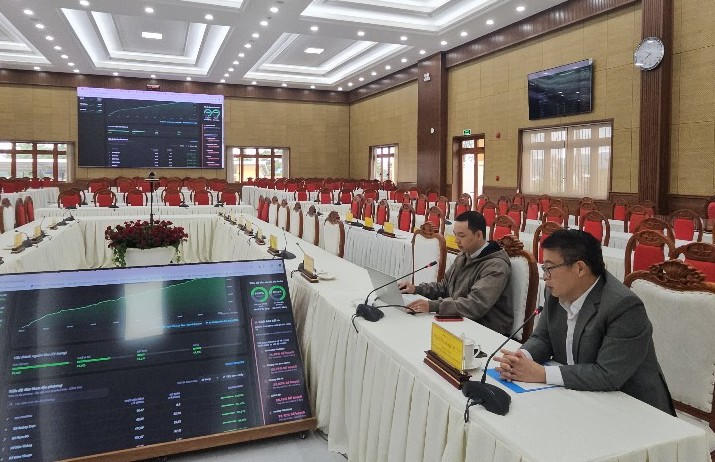 Các thông tin, dữ liệu được hệ thống IOC phân tách, chuyển đến Trung tâm điều hành. Ảnh: M.L.