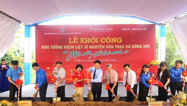 Khởi công xây dựng Khu tưởng niệm liệt sĩ Nguyễn Văn Thạc và đồng đội: Mãi mãi tuổi hai mươi