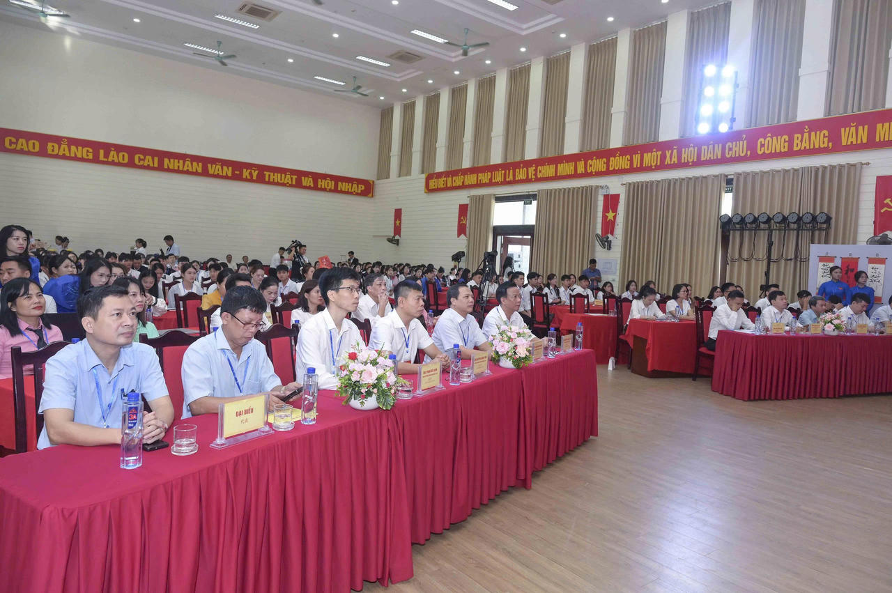 Chương trình có sự tham gia của các trường nghề khu vực Tây Bắc. (Ảnh: Nguyễn Hải)